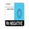 Nevs Label, O Rh Negative 2" x 1-5/8" White w/Blue & Black LBB-25 - alternate 1